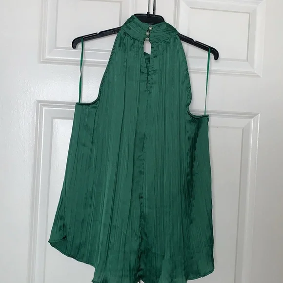 MANGO NWT Halter-neck pleated top - Picture 8 of 15